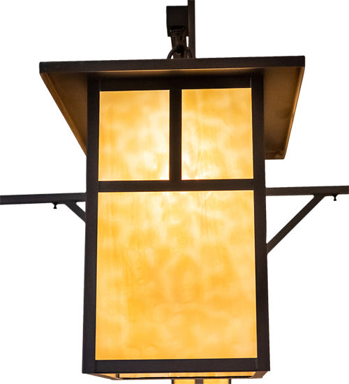 Meyda Tiffany 230747 Nine Light Chandelier, Craftsman Brown