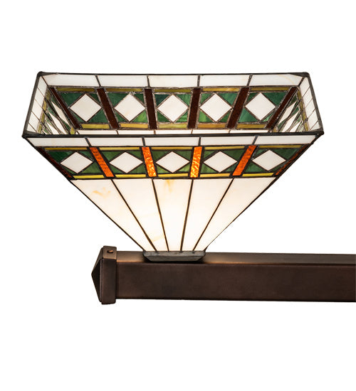 Meyda Tiffany 231845 Four Light Pendant, Mahogany Bronze