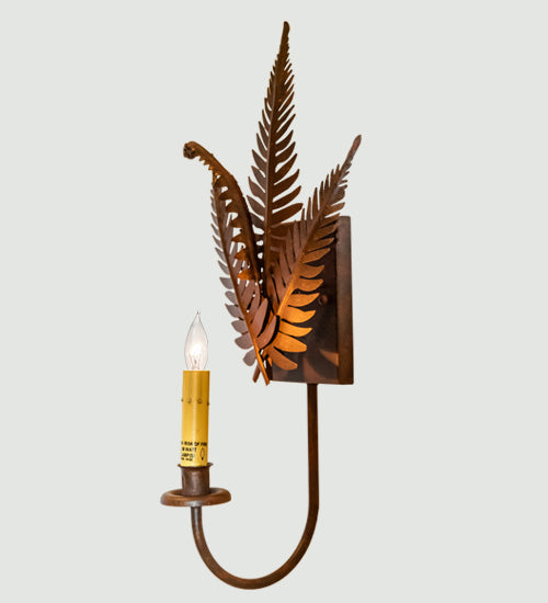 Meyda Tiffany 231915 One Light Wall Sconce, Hand Painted Rust
