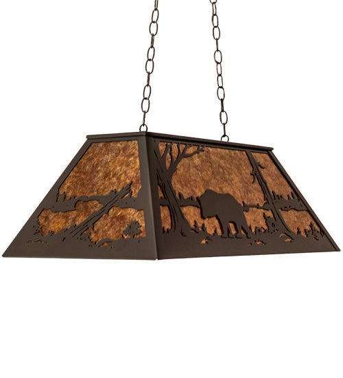 Meyda Tiffany 231978 Six Light Pendant, Timeless Bronze