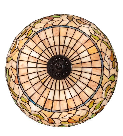 Meyda Tiffany 232184 Three Light Pendant, Mahogany Bronze