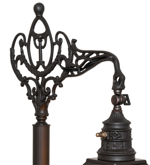 Meyda Tiffany 232664 One Light Floor Lamp, Wrought Iron