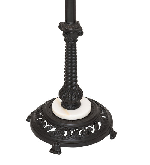 Meyda Tiffany 232664 One Light Floor Lamp, Wrought Iron