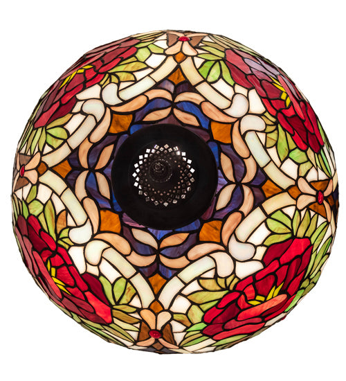 Meyda Tiffany 232775 Three Light Pendant, Mahogany Bronze