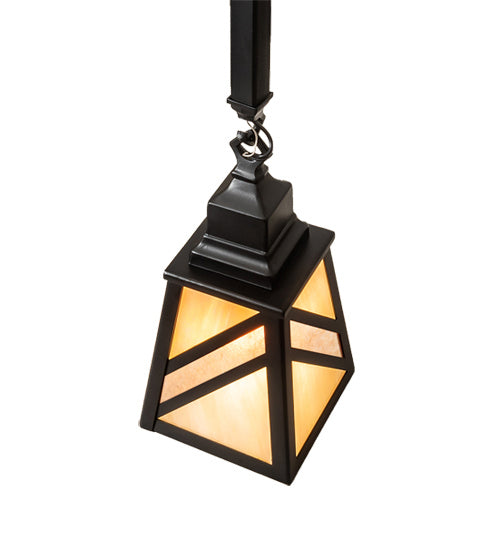 Meyda Tiffany 232841 One Light Pendant, Flat Black