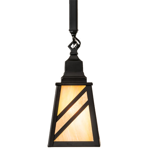 Meyda Tiffany 232841 One Light Pendant, Flat Black