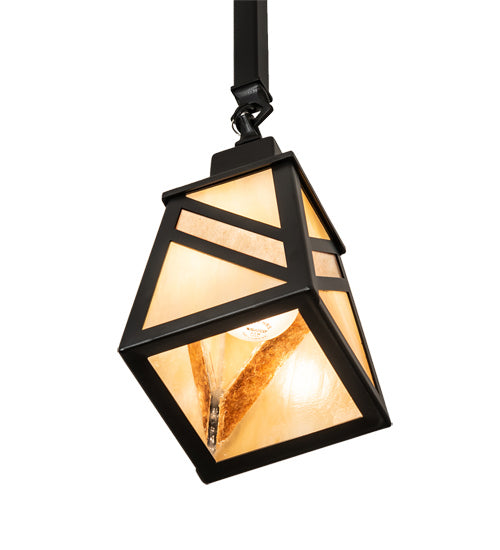 Meyda Tiffany 232841 One Light Pendant, Flat Black