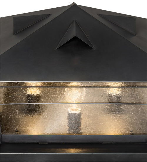 Meyda Tiffany 233380 Four Light Pier Mount, Black