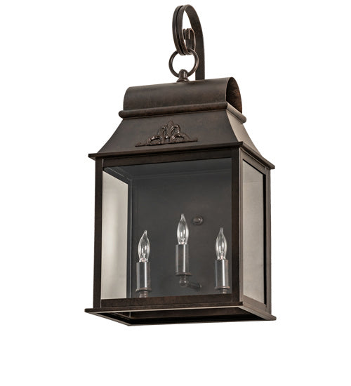 Meyda Tiffany 233843 Three Light Wall Sconce, Coffee Bean