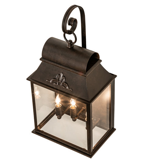 Meyda Tiffany 233843 Three Light Wall Sconce, Coffee Bean