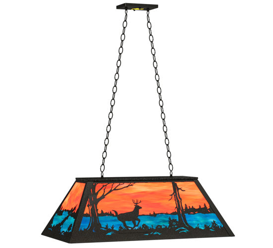 Meyda Tiffany 233903 Six Light Pendant, Textured Black