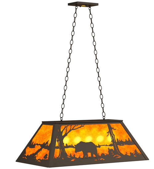 Meyda Tiffany 234089 Six Light Pendant, Oil Rubbed Bronze