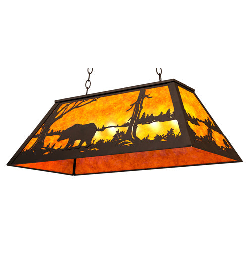 Meyda Tiffany 234094 Six Light Pendant, Mahogany Bronze