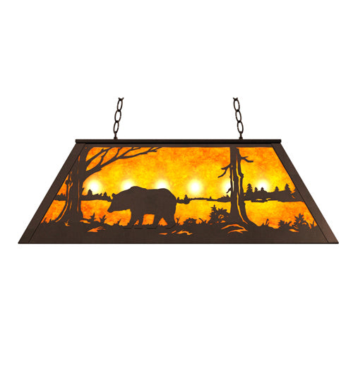 Meyda Tiffany 234094 Six Light Pendant, Mahogany Bronze