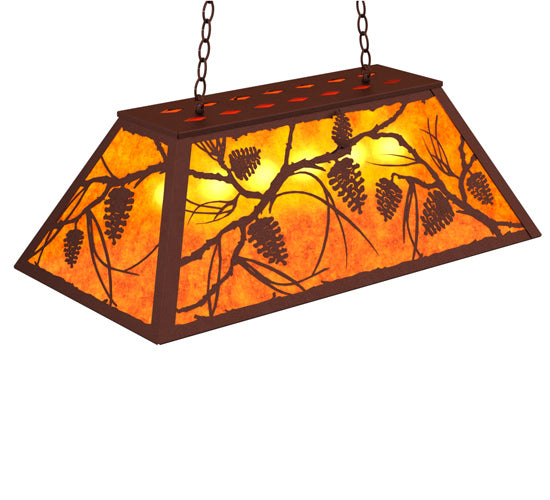 Meyda Tiffany 234363 Six Light Pendant, Rust