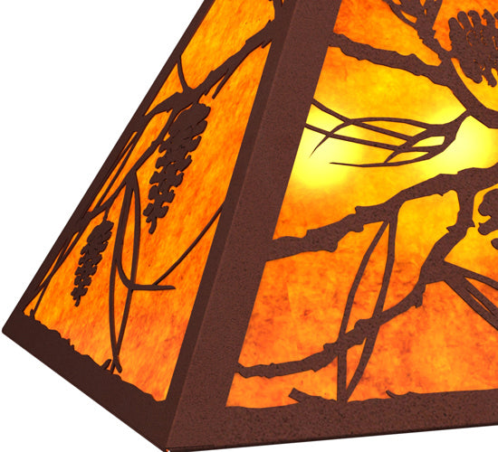Meyda Tiffany 234363 Six Light Pendant, Rust