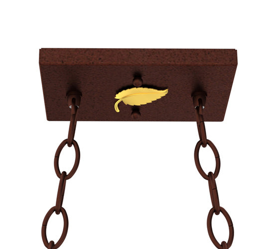 Meyda Tiffany 234363 Six Light Pendant, Rust