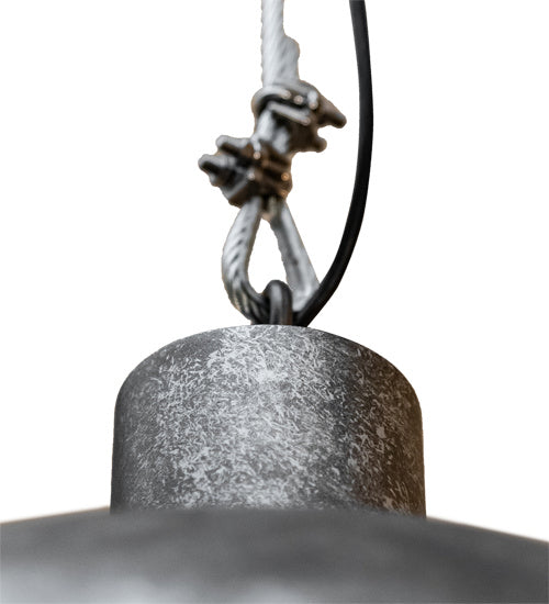 Meyda Tiffany 234750 One Light Pendant, Galvanized
