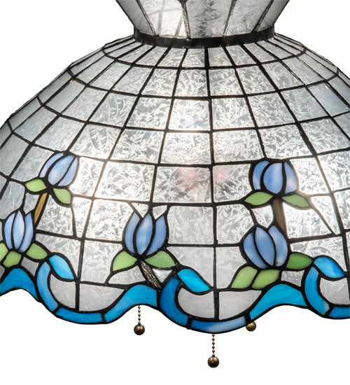 Meyda Tiffany 26918 Three Light Pendant, Mahogany Bronze
