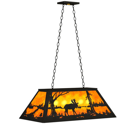 Meyda Tiffany 30328 Six Light Pendant, Textured Black