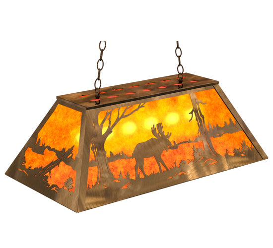 Meyda Tiffany 30330 Six Light Pendant, Antique Copper