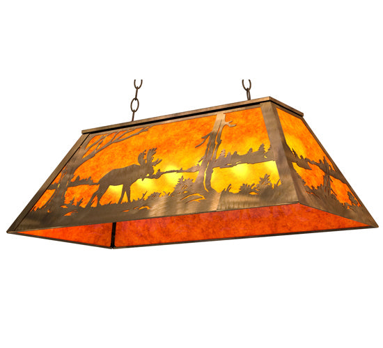 Meyda Tiffany 30330 Six Light Pendant, Antique Copper