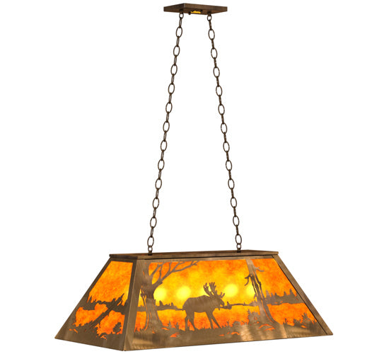 Meyda Tiffany 30330 Six Light Pendant, Antique Copper