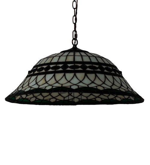 Meyda Tiffany 37303 Three Light Pendant, Mahogany Bronze