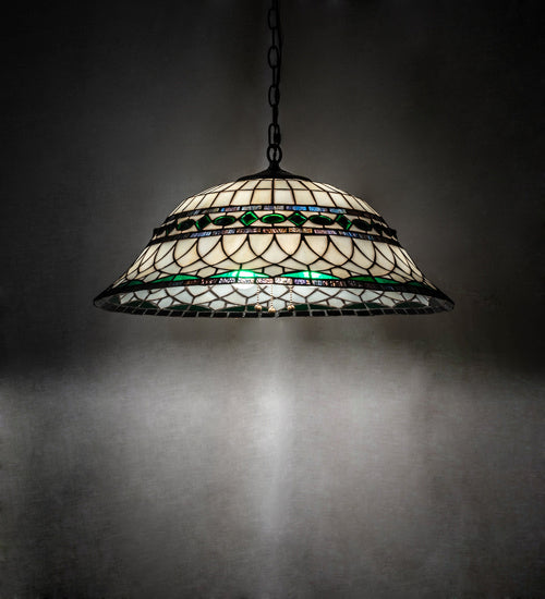 Meyda Tiffany 37303 Three Light Pendant, Mahogany Bronze