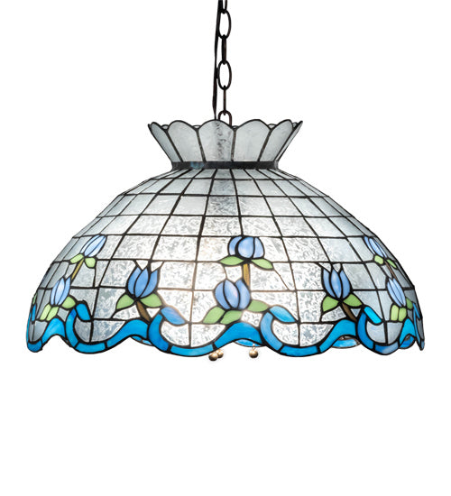 Meyda Tiffany 38434 Three Light Pendant, Mahogany Bronze