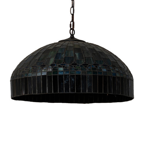 Meyda Tiffany 38664 Three Light Pendant, Mahogany Bronze