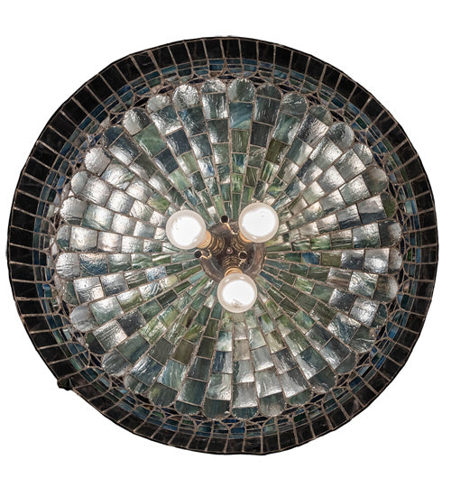 Meyda Tiffany 38664 Three Light Pendant, Mahogany Bronze
