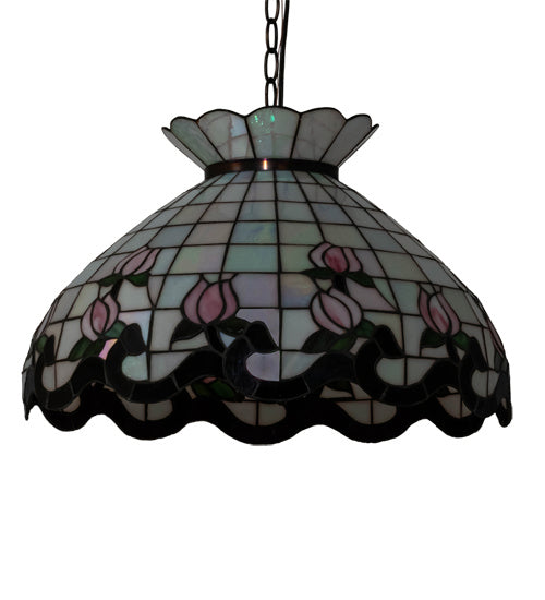 Meyda Tiffany 46579 Three Light Pendant, Mahogany Bronze