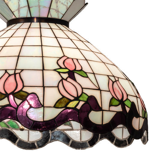Meyda Tiffany 46579 Three Light Pendant, Mahogany Bronze