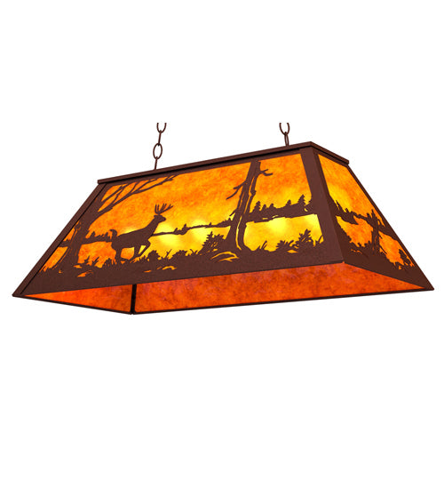 Meyda Tiffany 47753 Six Light Pendant, Rust