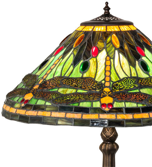 Meyda Tiffany 52441 One Light Table Lamp, Mahogany Bronze