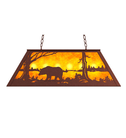 Meyda Tiffany 65522 Six Light Pendant, Rust