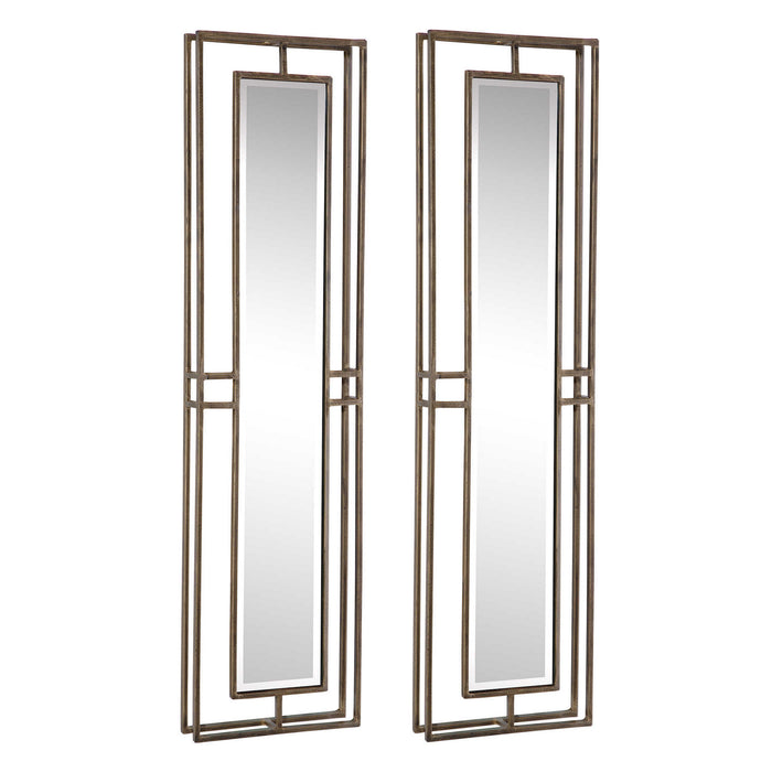 Uttermost 07082 Mirror, Antiqued Gold