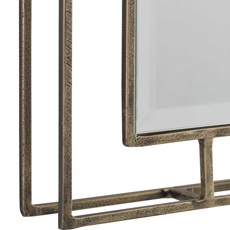 Uttermost 07082 Mirror, Antiqued Gold