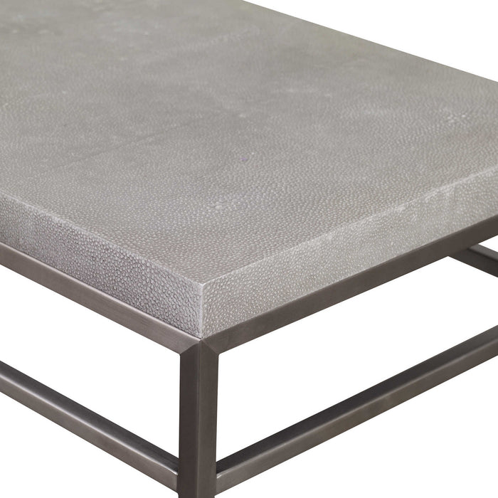 Uttermost 25399 Console Table, Stainless Steel