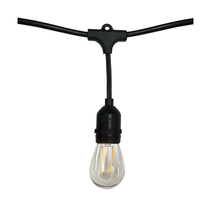 Satco S8020 LED String Light, Black