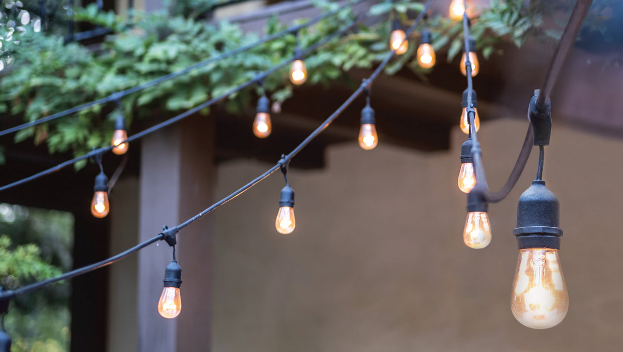 Satco S8020 LED String Light, Black