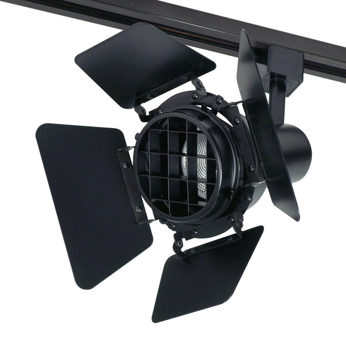 Nora Lighting NTH-103B/A Track Head, Black