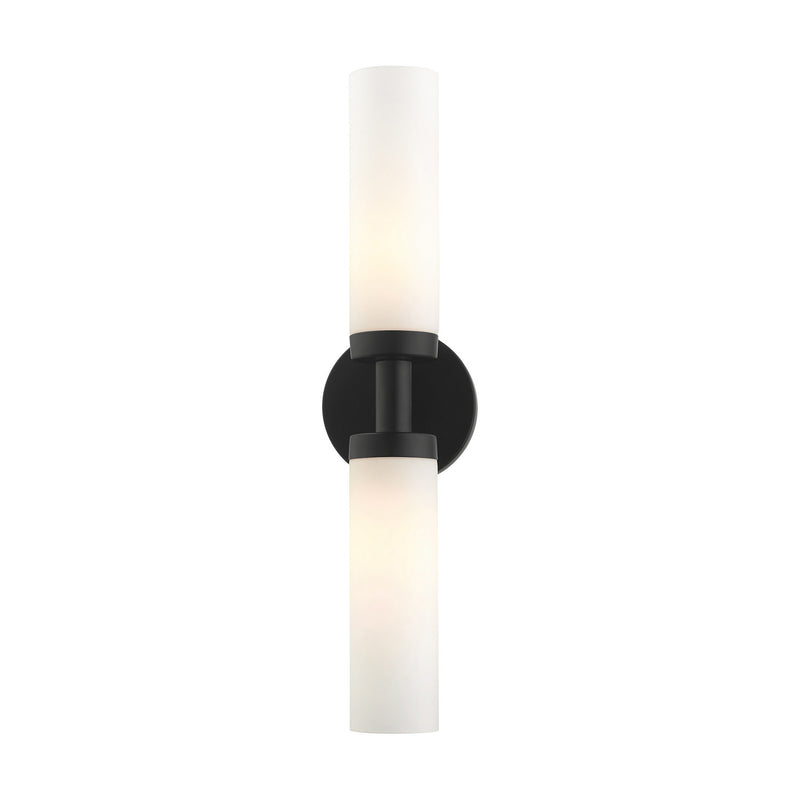 Livex Lighting 10104-04 Two Light Vanity, Black