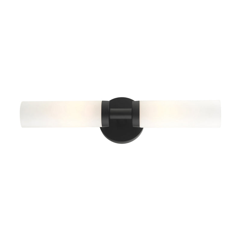 Livex Lighting 10104-04 Two Light Vanity, Black