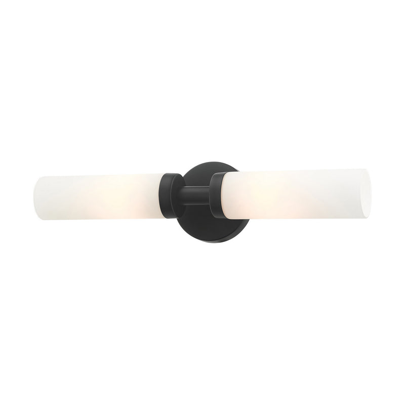 Livex Lighting 10104-04 Two Light Vanity, Black