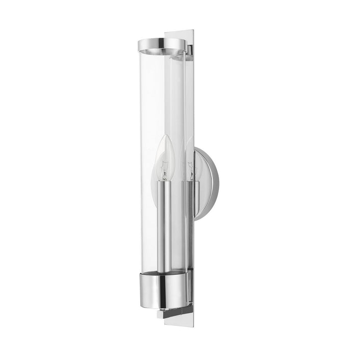 Livex Lighting 10142-05 One Light Wall Sconce, Polished Chrome