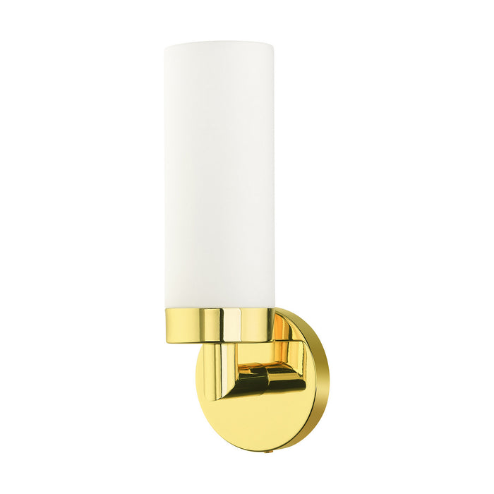 Livex Lighting 15071-02 One Light Wall Sconce, Polished Brass