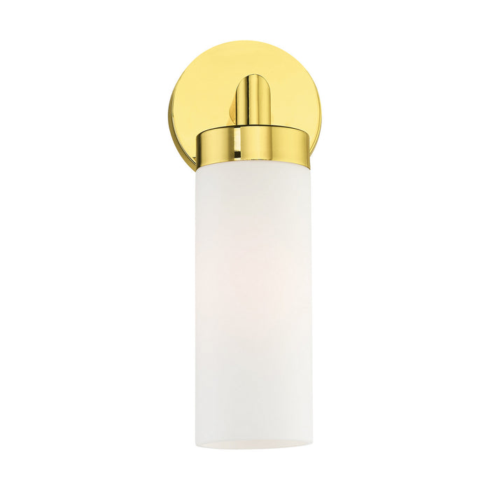 Livex Lighting 15071-02 One Light Wall Sconce, Polished Brass