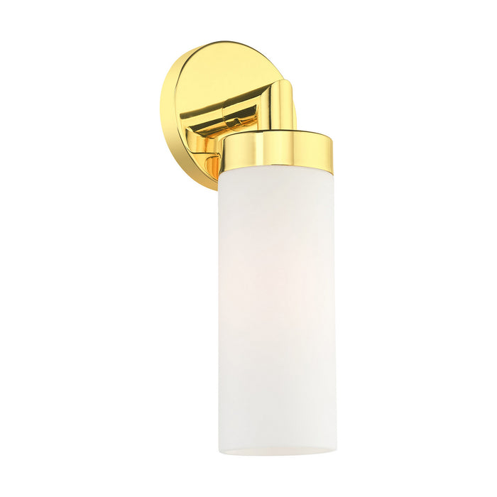 Livex Lighting 15071-02 One Light Wall Sconce, Polished Brass